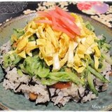 ひじきの煮物で簡単ちらし寿司